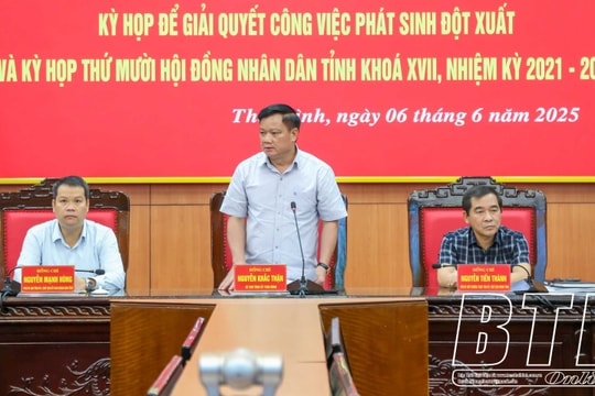 Thái Bình: Thống nhất nội dung, chương trình kỳ họp giải quyết công việc phát sinh đột xuất và kỳ họp thứ 10