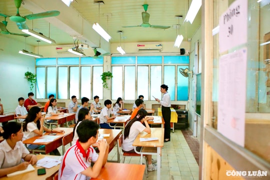 Gần 103.000 thí sinh tại Hà Nội bắt đầu thi tuyển sinh lớp 10 THPT