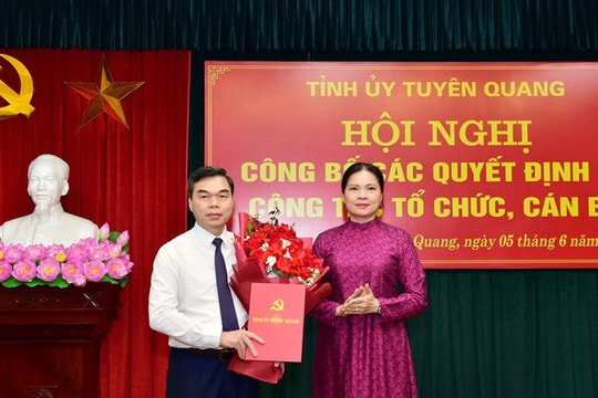 Ban Bí thư chuẩn y nhân sự lãnh đạo chủ chốt tại Tuyên Quang và Hà Giang