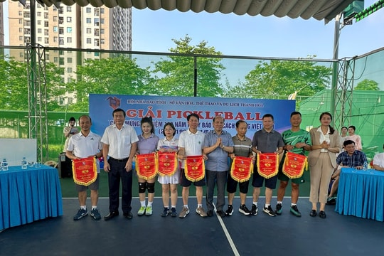 Khai mạc Giải Pickleball 'Người làm báo Thanh Hóa' lần thứ I, năm 2025