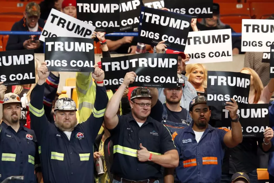 ‏Tổng thống Donald Trump và giấc mơ hồi sinh than đá lan ra toàn cầu‏