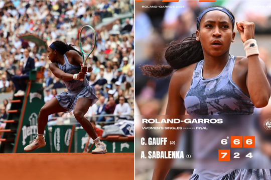 Coco Gauff lần đầu đăng quang Roland Garros sau màn ngược dòng kịch tính trước Sabalenka