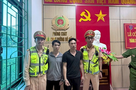 Nghệ An: Cảnh sát giao thông vây bắt thành công hai phạm nhân bỏ trốn khỏi Trại giam Thanh Xuân