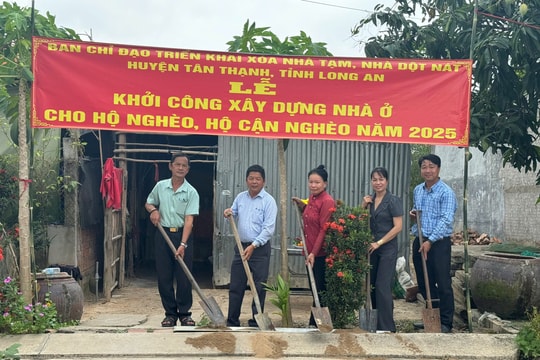 Đồng loạt khởi công các căn nhà còn lại trước 20/6 để hoàn thành xóa nhà tạm, nhà dột nát