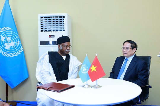 Thủ tướng Phạm Minh Chính gặp Chủ tịch Đại hội đồng Liên Hợp Quốc: Mong có nhiều người Việt làm việc trong các cơ quan của Liên Hợp Quốc