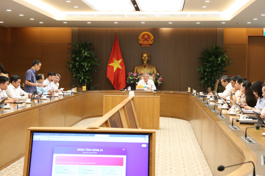 Hoàn thiện trợ lý ảo AI để đáp ứng nhu cầu hỏi - đáp về phân cấp, phân quyền