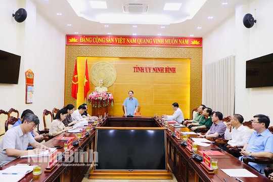Ninh Bình triển khai nhiệm vụ trọng tâm công tác tháng 6 năm 2025