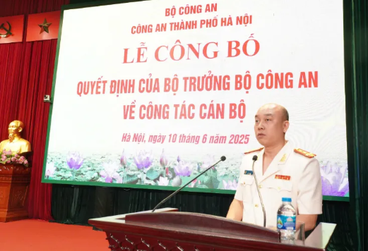 Bổ nhiệm Đại tá Nguyễn Đức Long làm Phó Giám đốc Công an Hà Nội