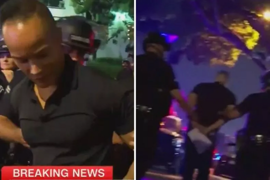 Phóng viên CNN bị cảnh sát bắt giữ khi đang đưa tin trực tiếp ở Los Angeles