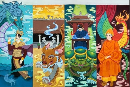 Trao giải cuộc thi vẽ tranh quốc tế 'Rực rỡ Việt Nam'