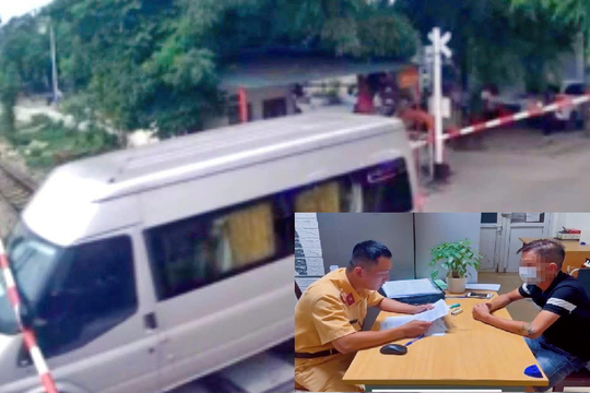 Trên 200 vụ việc phương tiện cố tình vượt đường ngang nguy hiểm