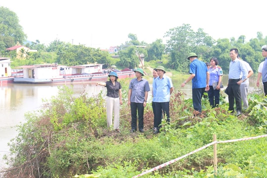 Bắc Giang: Khẩn trương khắc phục sự cố, bảo đảm an toàn hệ thống đê trong mùa mưa bão