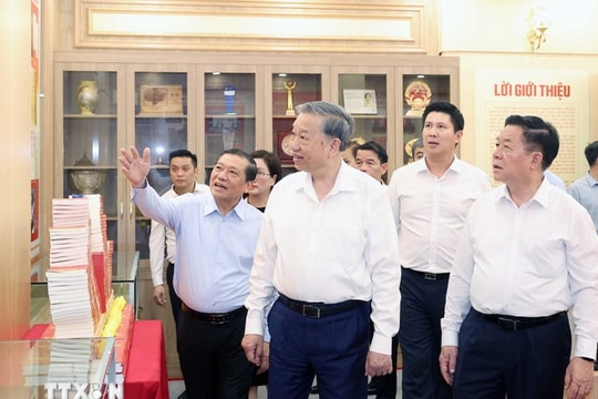 Tổng Bí thư Tô Lâm làm việc với Ban Tuyên giáo và Dân vận Trung ương