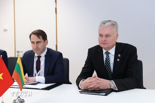 Lần đầu tiên Tổng thống Litva thăm chính thức Việt Nam, mở chương mới trong quan hệ song phương