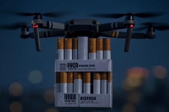 Tội phạm sử dụng drone và mạng xã hội để bán thuốc lá lậu ở châu Âu