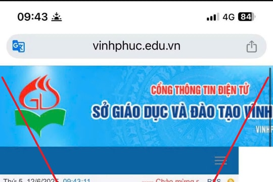 Vĩnh Phúc: Cảnh báo tin giả, lừa đảo hướng dẫn tra cứu điểm thi lớp 10