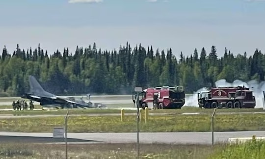 Tiêm kích F-16D Hàn Quốc gặp nạn khi đang diễn tập tại Mỹ