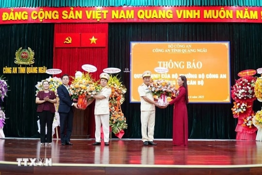 Đại tá Hồ Song Ân giữ chức Giám đốc Công an tỉnh Quảng Ngãi