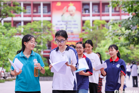 Nghệ An công bố điểm thi lớp 10 năm học 2025-2026