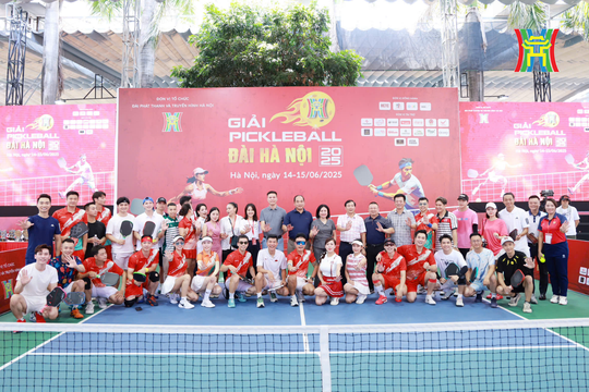 Giải Pickleball Đài Hà Nội: Tạo sân chơi hấp dẫn, lan tỏa tinh thần thể thao cao thượng