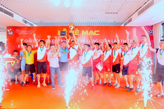 Báo Nhân Dân vô địch Giải bóng đá Cúp Nhà báo và Công luận lần IV năm 2025