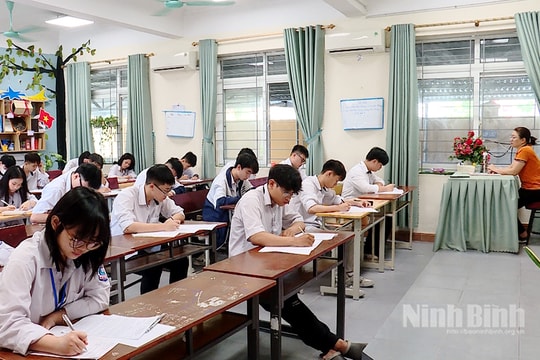 Ninh Bình có hơn 12.600 thí sinh đăng ký dự thi tốt nghiệp THPT năm 2025