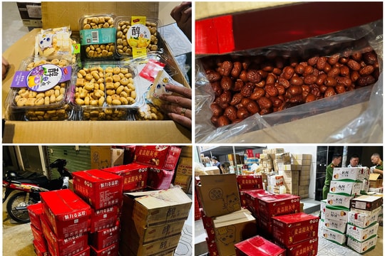 Xử phạt một cơ sở 57 triệu đồng vì buôn lậu socola, táo đỏ không rõ nguồn gốc