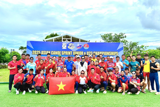 Canoeing Việt Nam giành 10 HCV ở ba giải đấu quốc tế