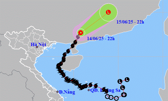 Bão số 1 suy yếu, không còn ảnh hưởng đến Việt Nam