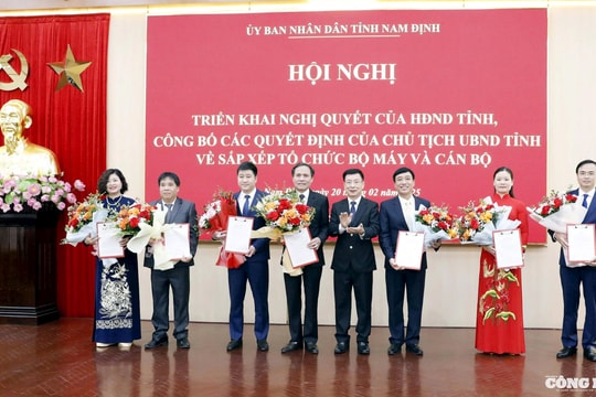 Tinh gọn bộ máy ở Nam Định: Hiệu quả từ những quyết sách quyết liệt