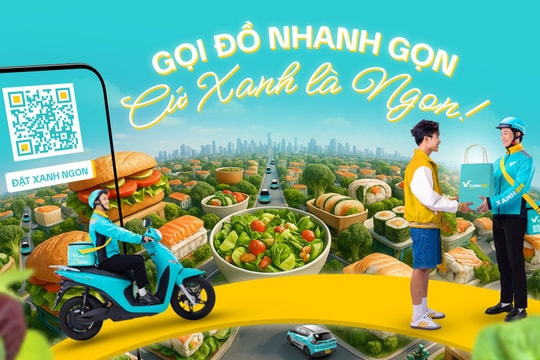Ra mắt dịch vụ giao đồ ăn - Xanh SM ngon
