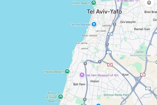 Tên lửa 500 kg của Iran phá hủy thị trấn ven biển Israel