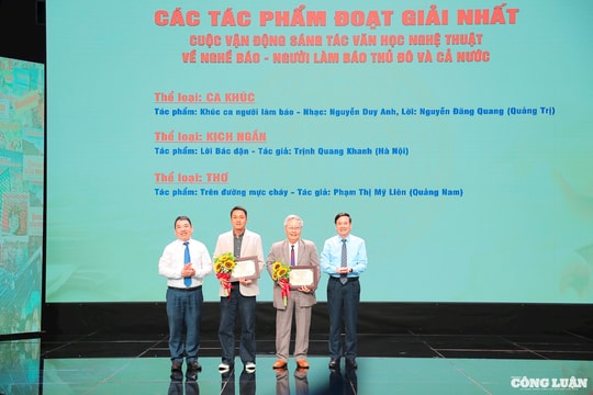 Tạp chí Người Hà Nội vinh danh 30 tác phẩm xuất sắc viết về nghề báo và người làm báo
