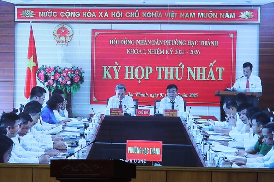 Thanh Hóa: Vận hành thử nghiệm hoạt động mô hình chính quyền địa phương 2 cấp tại phường Hạc Thành
