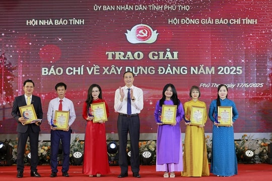 Phú Thọ: Vinh danh 62 tác phẩm báo chí xuất sắc về công tác xây dựng Đảng năm 2025