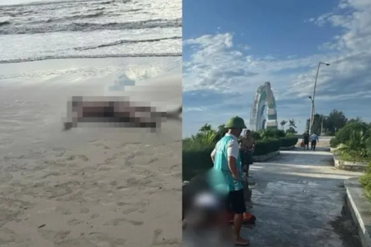 Hai người cao tuổi tử vong nghi do đột quỵ tại bãi biển ở Hà Tĩnh