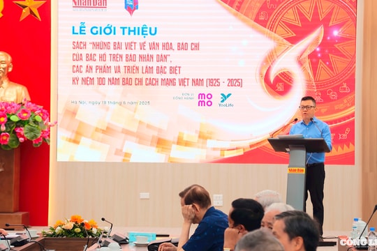 Tôn vinh 100 năm Báo chí Cách mạng qua sách 'Những bài viết về văn hóa, báo chí của Bác Hồ trên Báo Nhân Dân', ấn phẩm và triển lãm chuyên đề