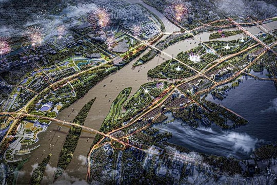 Văn Phú – Đèo Cả bắt tay đề xuất dự án Đại lộ cảnh quan ven sông Hồng: Kiến tạo trục sinh thái & văn hóa biểu tượng của Thủ đô