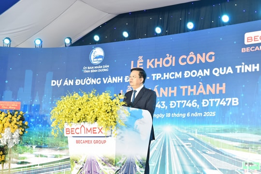 Chính thức khởi công đường Vành đai 4 TP HCM đoạn qua tỉnh Bình Dương