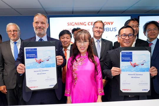 Vietjet đặt hàng mới 100 máy bay A320/A321neo