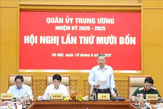 Tổng Bí thư Tô Lâm chủ trì Hội nghị Quân ủy Trung ương lần thứ mười bốn
