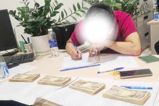 Hải quan cửa khẩu Nội Bài ngăn chặn vụ vận chuyển gần 7 triệu Yên Nhật trái phép