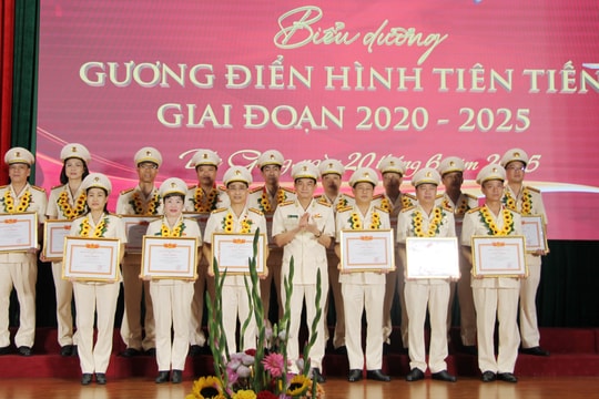 Công an tỉnh Bắc Giang biểu dương 80 điển hình tiên tiến trong phong trào thi đua vì an ninh Tổ quốc