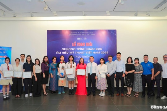 Vinh danh các cá nhân xuất sắc trong chương trình 'Tìm hiểu mỹ thuật Việt Nam 2025'