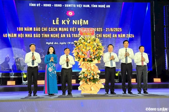 Nghệ An: Tổ chức Lễ kỷ niệm 100 năm Ngày Báo chí cách mạng Việt Nam