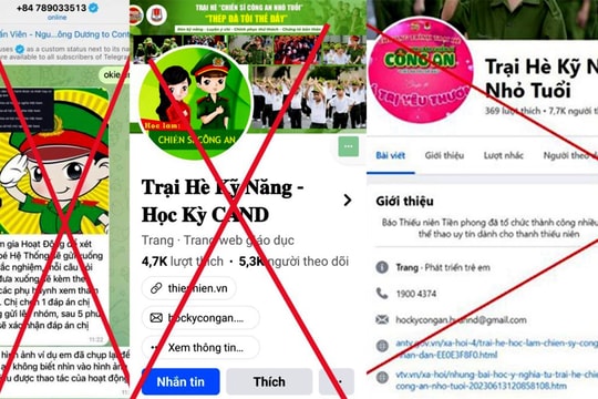 Đăng ký tham gia 'trại hè quân đội' trên mạng, phụ huynh bị lừa 2,7 tỷ đồng