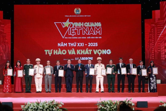 Vinh Quang Việt Nam 2025: Tôn vinh những tấm gương thời đại, khơi dậy khát vọng dân tộc