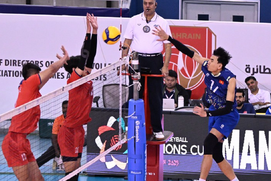 Đội tuyển bóng chuyền nam Việt Nam xếp hạng 8 tại AVC Nations Cup 2025