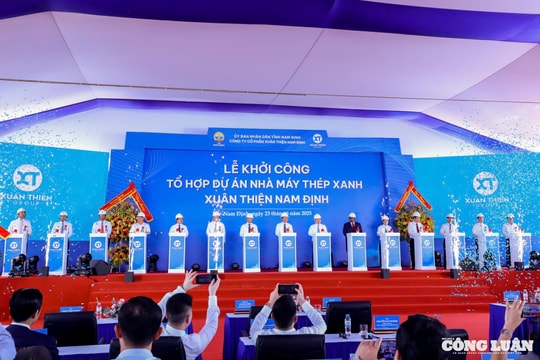 Khởi công Dự án Thép Xanh Xuân Thiện Nam Định 98.000 tỷ đồng: Động lực mới cho kinh tế vùng