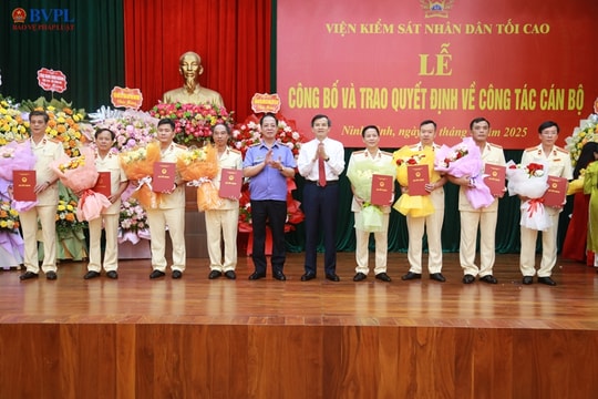 Bổ nhiệm Viện trưởng Viện Kiểm sát nhân dân tỉnh Ninh Bình